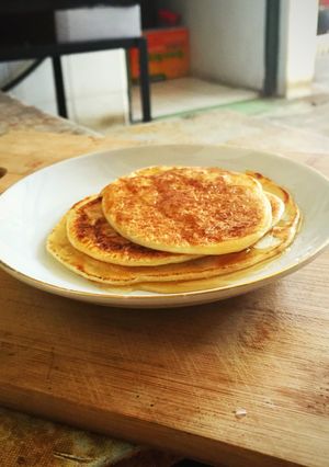 Foto resep Pancake mudah, sehat, enak untuk sarapan
