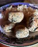 Croquetas de acelga con queso al horno