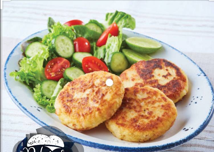 Tortas de papa con jamon y quesoš¤