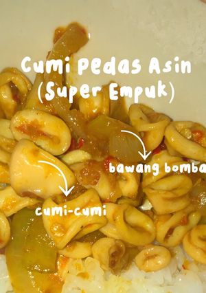 Foto resep Cumi Pedas Asin (Super Empuk dan Tidak Amis)