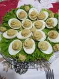 Deviled Eggs o huevos endiablados o huevos rellenos