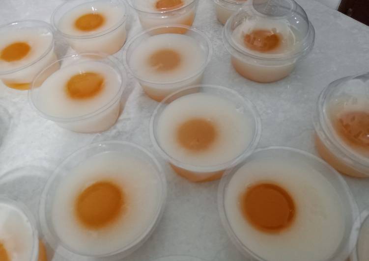 Puding telur ceplok