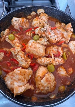 Una foto de Pollo a la Cacciatore