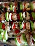 Brochetas de champiñones y portobello