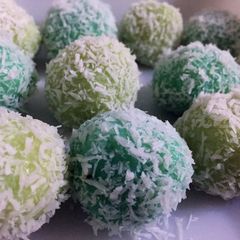 A picture of Coconut Mithai.