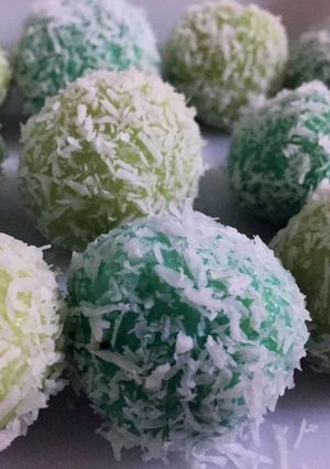 A picture of Coconut Mithai.