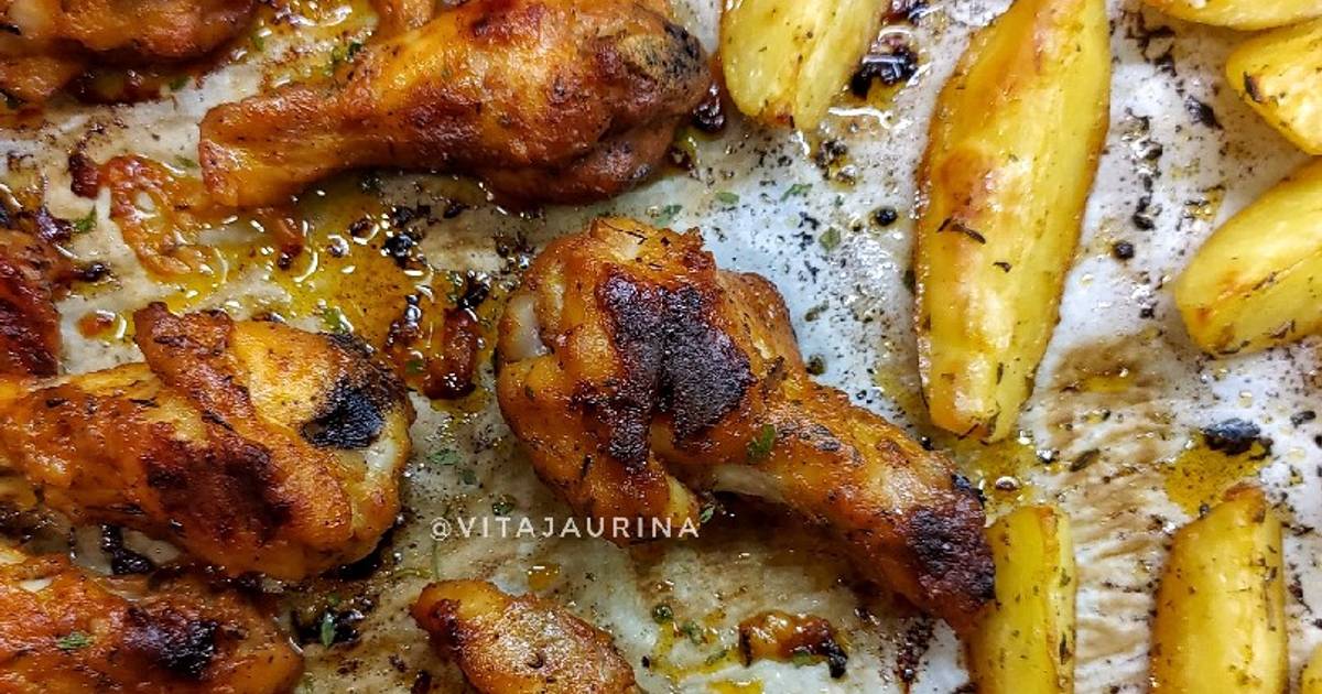 Resep Ayam Panggang Oven Ala Turki Oleh Vita Jaurina Cookpad