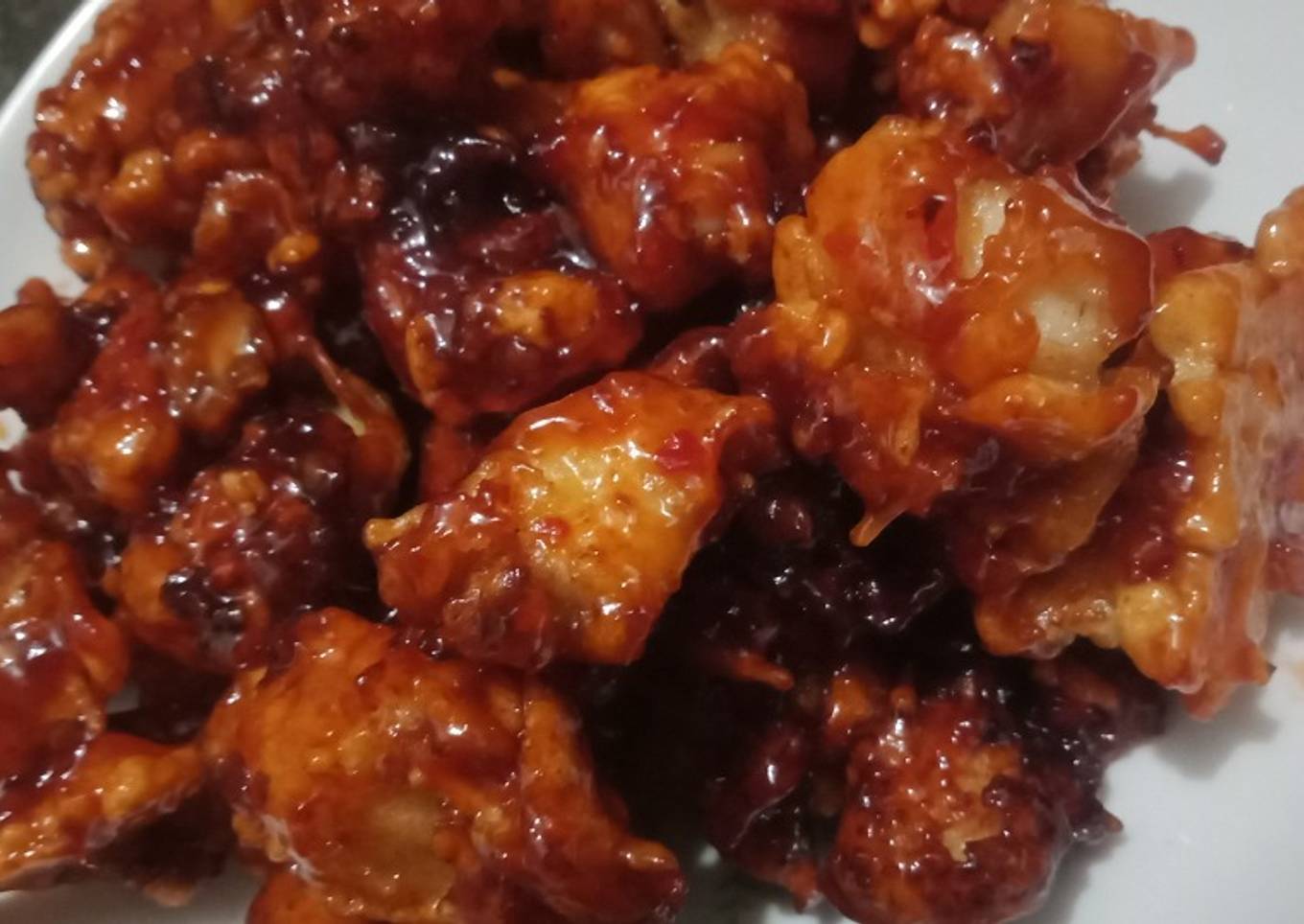 Korean Style Crispy and Crunchy Sweet Chicken