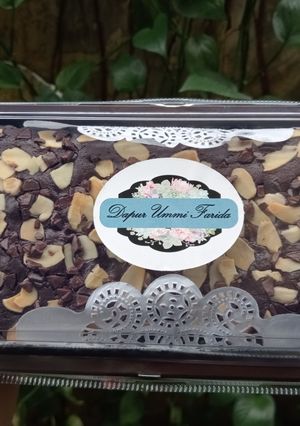 Foto resep Fudgy Brownies Gluten Free Palm Sugar