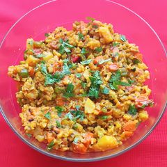 A picture of Mix vegetable Subji.