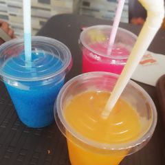 A picture of Tri juices.