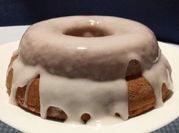 Una foto de budín de pomelo con aceite