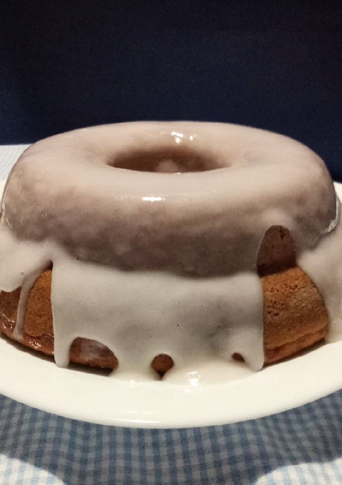 Una foto de Budín de pomelo rosado, con semillas de chía, en reemplazo de huevos