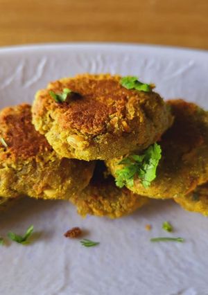A picture of Carrot tikki.