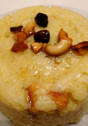 A picture of Sakkarai (Sweet) Pongal.