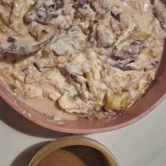 A picture of Keto Cabbage tuna with yogurt.