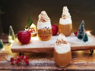 Compote de pomme meringuées aux épices de noel