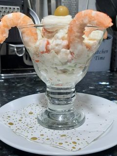 Una foto de Cóctel de gambas