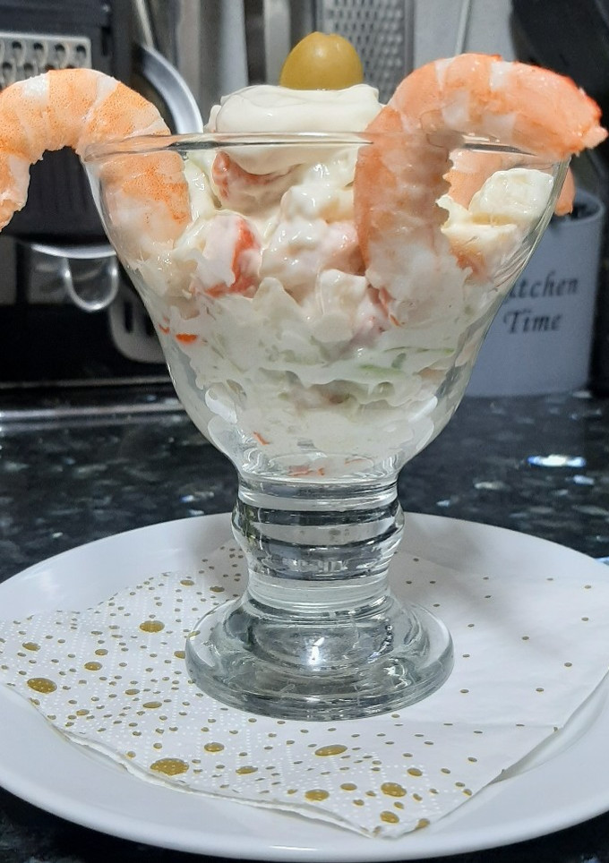 Una foto de Cóctel de gambas