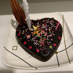 A picture of Chocolate cake.