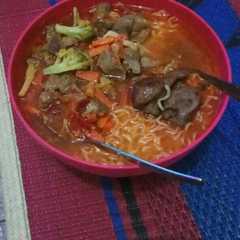 Mie Ramen Daging Sapi রেসিপির প্রধান ছবি