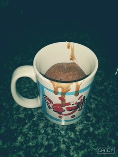 Una foto de Pastel de chocolate a la taza