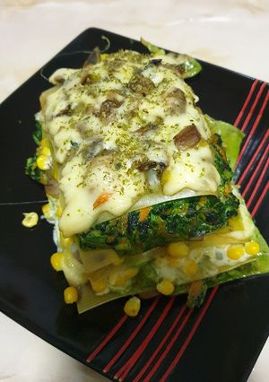 Una foto de Lasagna Vegetariana