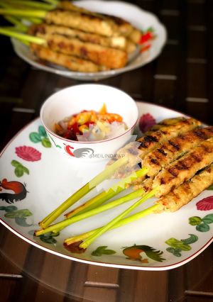 Foto resep Sate lilit sambal matah endes