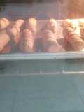 Tequeños de queso y de salchicha al horno