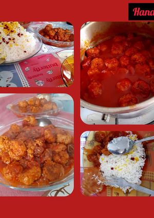 عکسی از دستور کوفته هویج🍗🍔🥕