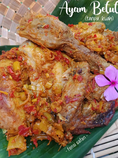 Foto resep Ayam Betutu tanpa Kuah