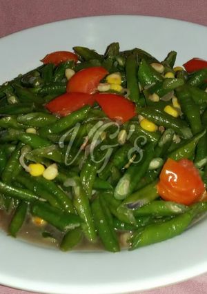 Foto resep TUMIS Kacang Panjang - Jagung Pipil (kajang japil)