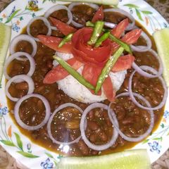 A picture of Rajma Chawal.