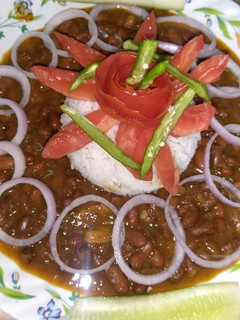 A picture of Rajma Chawal.