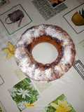 Ring Cake with Apples, Raisins, and Dark Chocolate