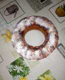 Ring Cake with Apples, Raisins, and Dark Chocolate