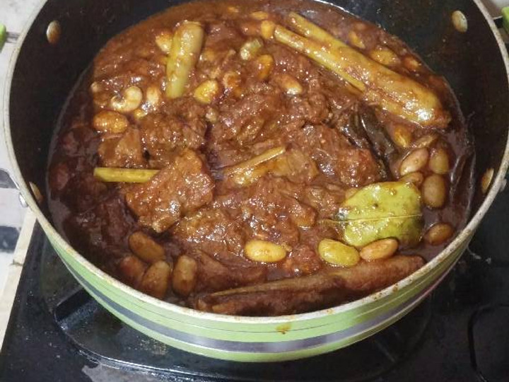 Resep Rendang daging &amp;amp; kacang merah Anti Gagal