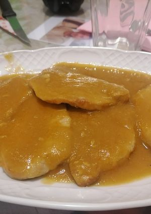 Una foto de Filetes de lomo en salsa