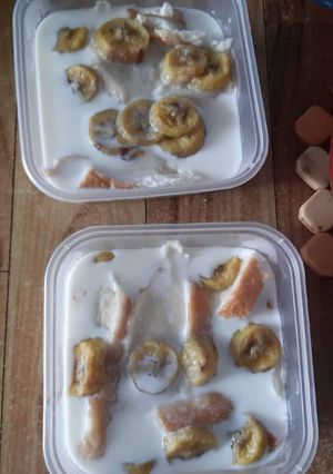 Gambar Puding Roti susu