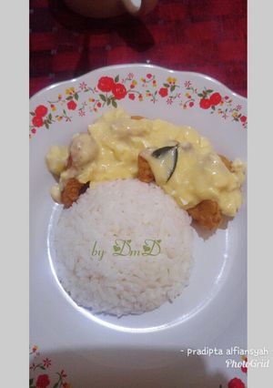 Foto resep Chicken salted egg yang super creamy