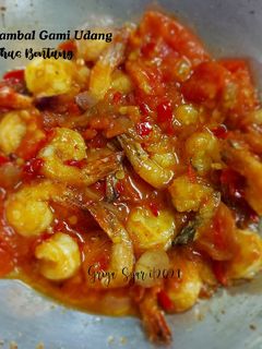 Foto resep Sambal Gami Udang Khas Bontang