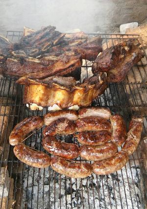 Una foto de Asado en mi casa