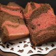 Chiffon Cake (chocolate + strawberry)