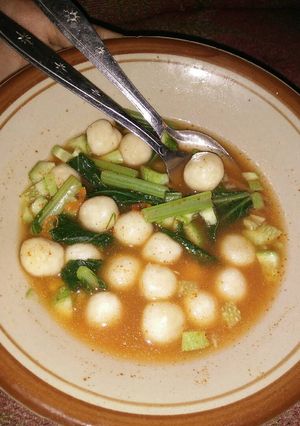 Foto resep Cimol kuah pedasss