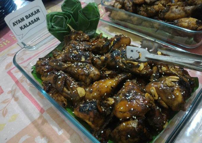 Ayam bakar kalasan instant "sajianku buat kumpul RT bulanan" :)