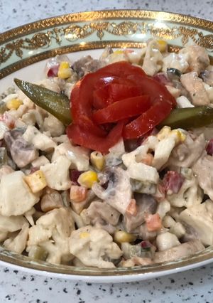 عکسی از دستور سالاد گل کلم 🥗