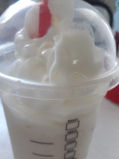 A picture of Vanilla frappuccino.