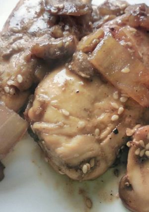 Foto principal de Pechugas al teriyaki y arroz