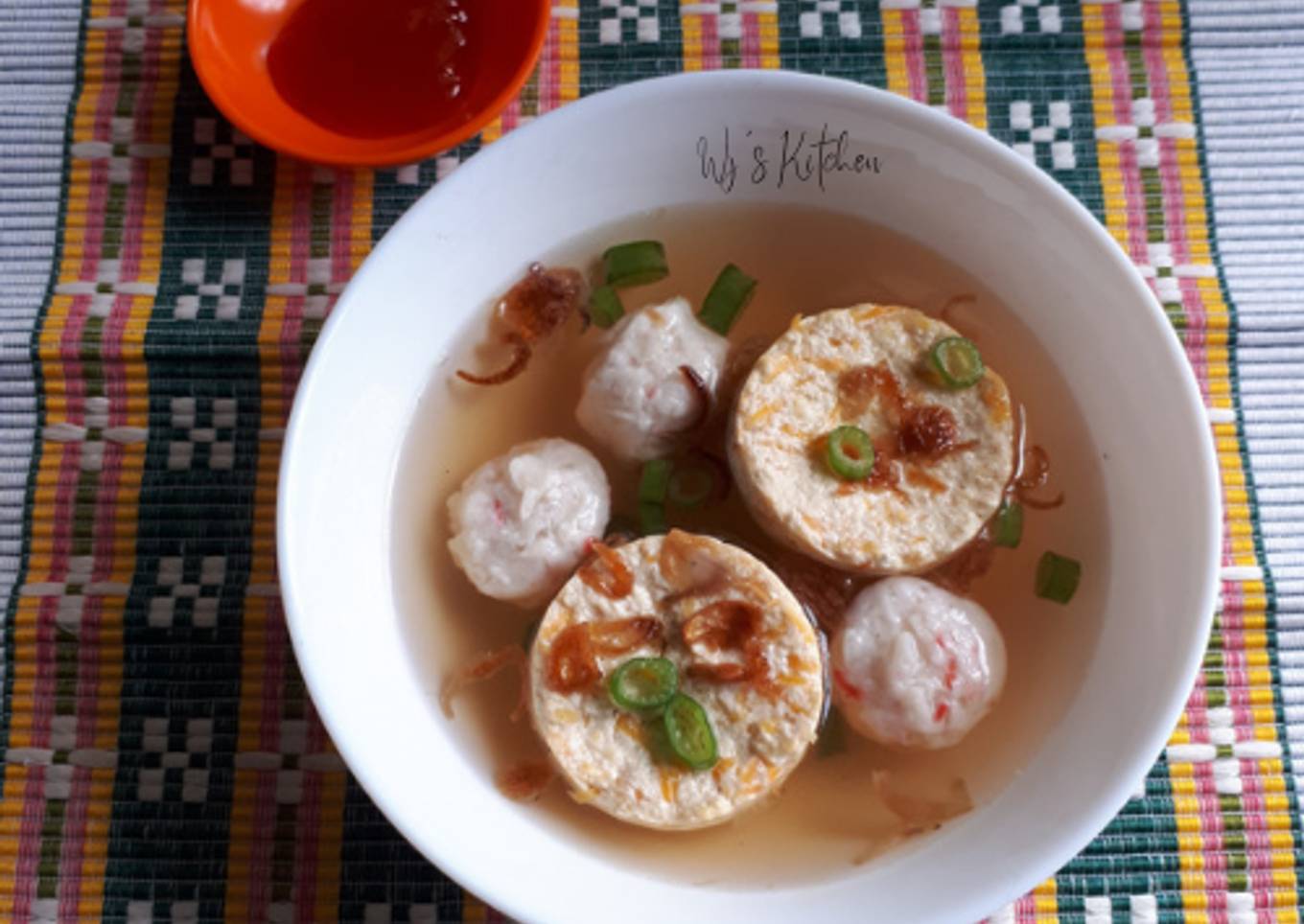 Tahu Kukus Kuah Bola Udang