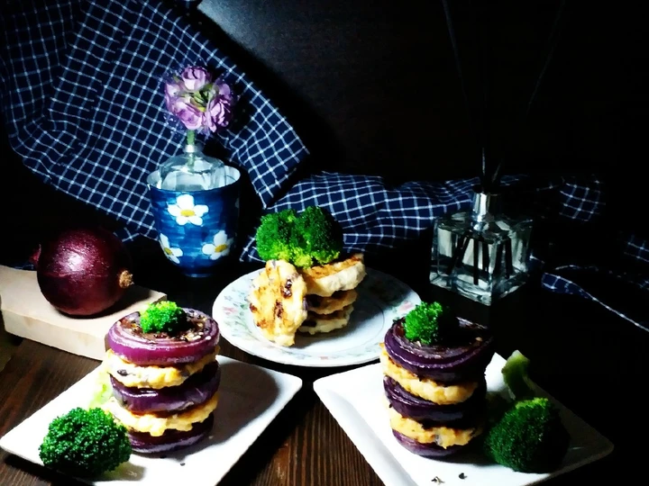 Langkah Gampang Membuat Resep Burger Ayam Lapis Bawang Merah Besar yang Sempurna Anti Ribet, Bisa Manjain Lidah